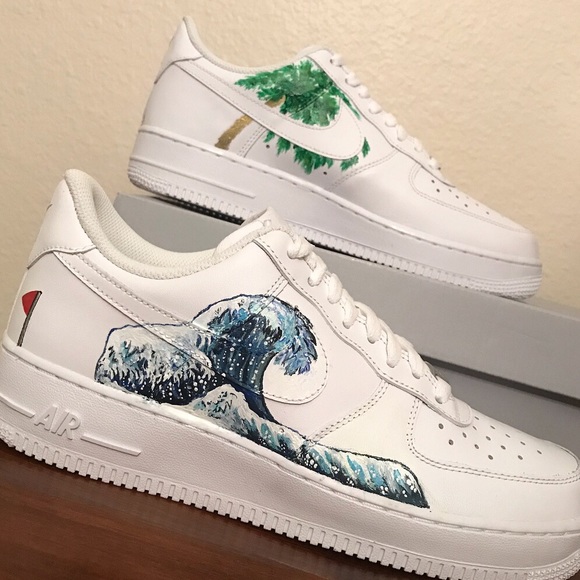 nike air force painted